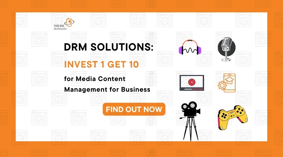 DRM Solution: Invest 1 Get 10 for Media Content Management for Business