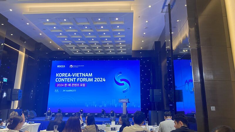 Thu Do Multimedia Joined Korea – Vietnam Content Forum 2024