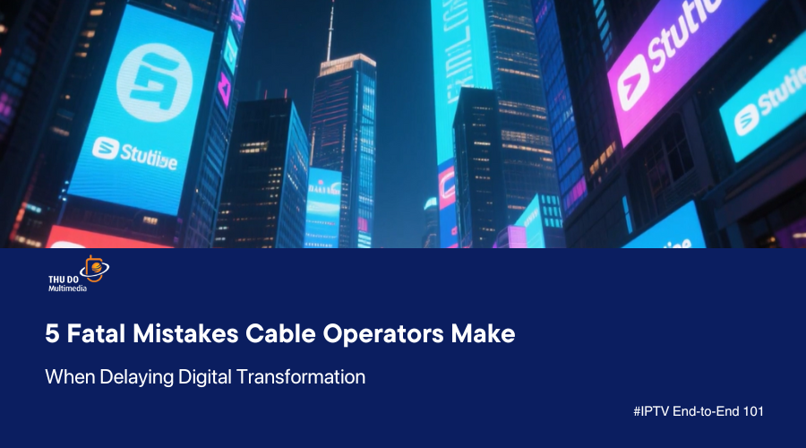 5 Fatal Mistakes Cable Operators Make When Delaying Digital Transformation to IPTV