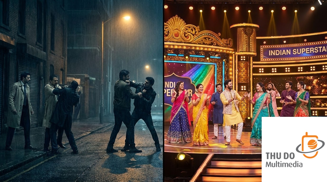 Top 5 television shows in India will attract users in India by 2027 5 A dynamic contrast between high-stakes crime thrillers and vibrant reality television setups